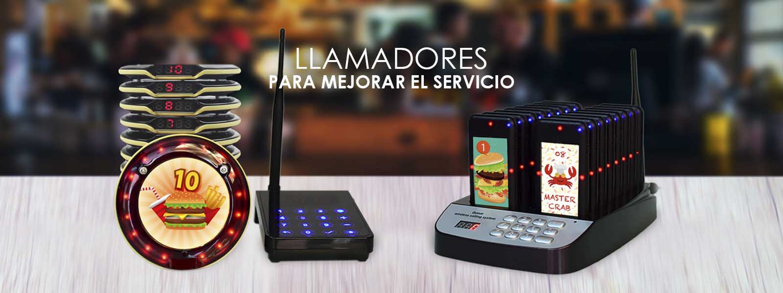 Llamadores para restaurantes Colombia