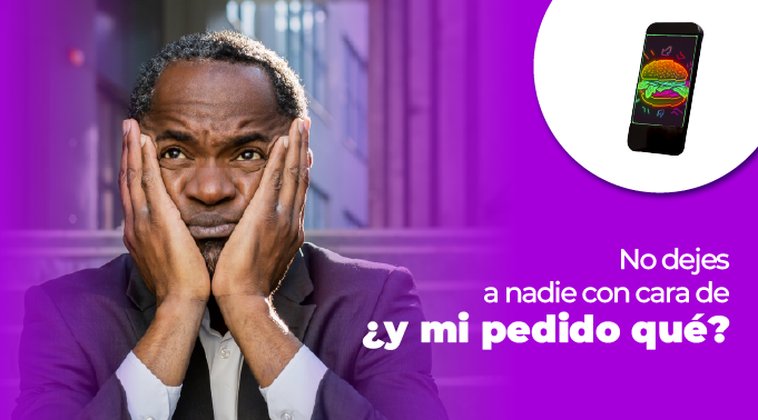 Cliente insatisfecho por la espera de su pedido. 