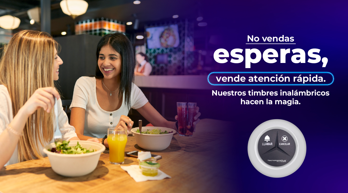 Timbres Inalámbricos para Restaurantes