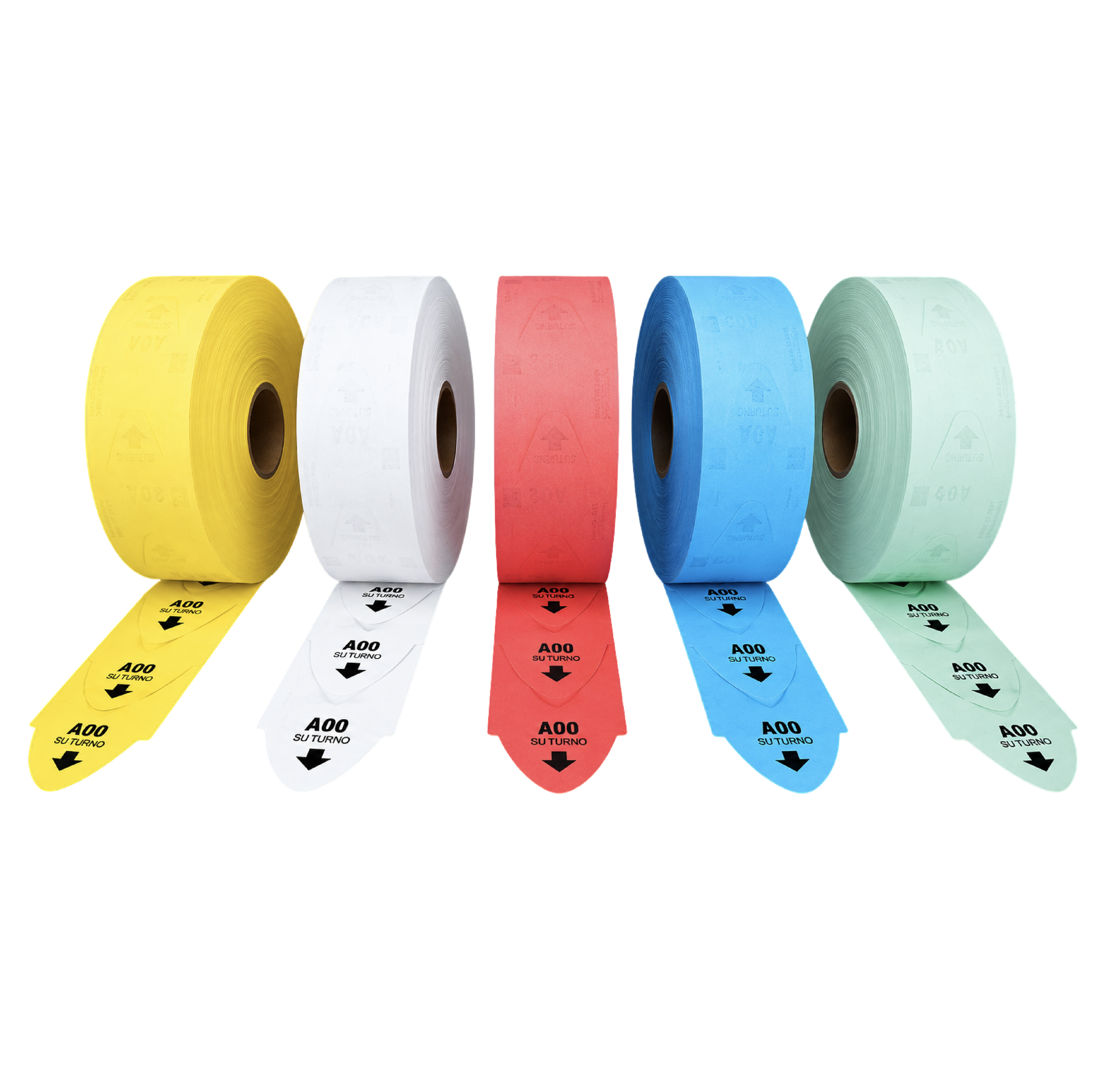 Rollos de tickets para organizar filas Rollos de tickets para turnos de Tecnología Plus organizan filas en salas de espera