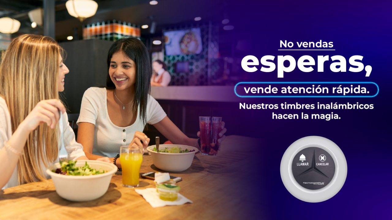 Timbres Inalámbricos para Restaurantes